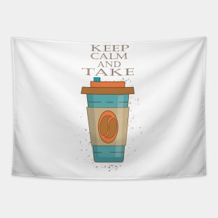 cup coffee Tapestry