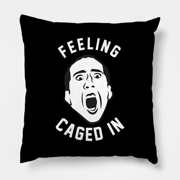 Feeling Caged In Pillow by BodinStreet