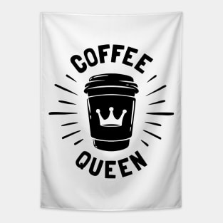 Coffee Queen, Crown Cup © GraphicLoveShop Tapestry