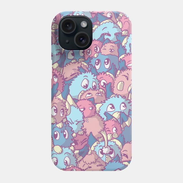 Strawberry Jam Flavored Dustpile Phone Case by DustbunnyStudios
