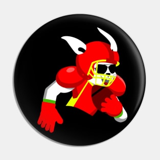 Fastest Rabbit Rugby Player Pin