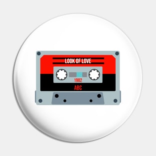 Look Of Love Classic Retro Cassette Pin