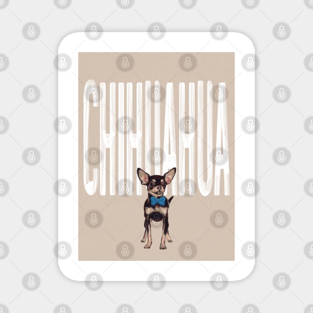 Chihuahua Dog Magnet by Art Designs