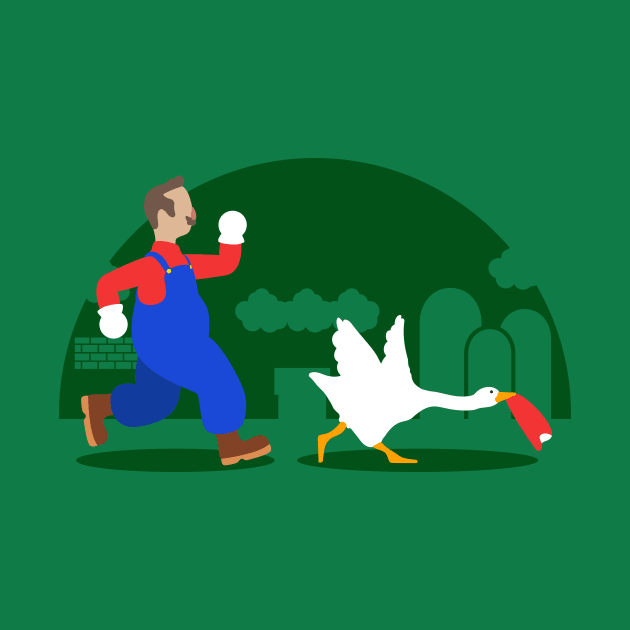 Hooked Plumber - Green Honk by demonigote