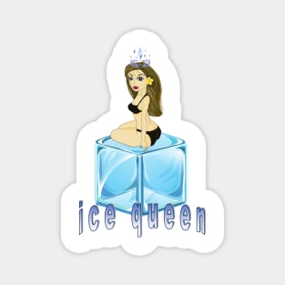 The Crowned Ice Queen Magnet