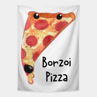 borzoi pizza Tapestry