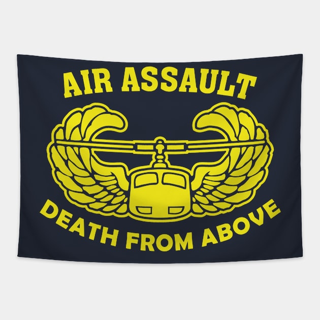 Mod.18 The Sabalauski Air Assault School Death from Above Tapestry by parashop