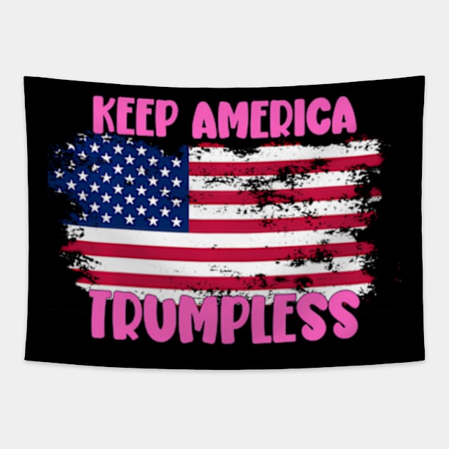 Keep America Trumpless ny -Trump Tapestry by lam-san-dan