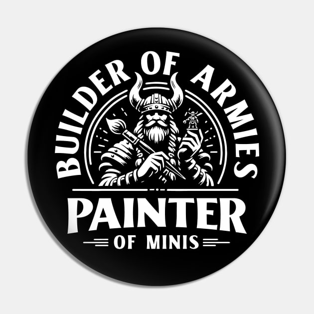Role Playing Game Tabletop Miniatures Pin by Huhnerdieb Apparel