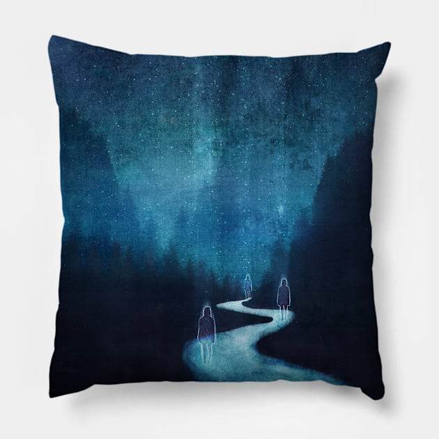 Ghost Town Pillow by MidnightCoffee