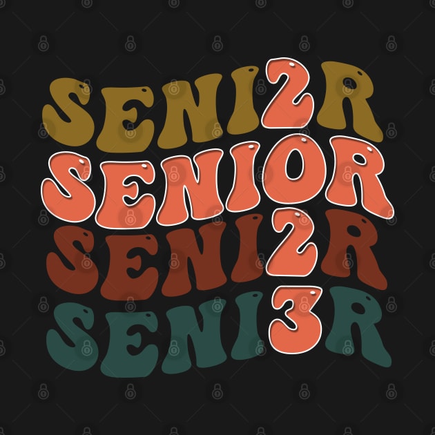 Vintage Seniors Class Cool Psychedelic 90s 80s 70s by Johner_Clerk_Design