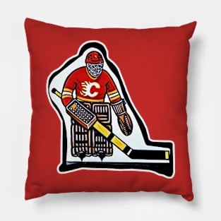 Coleco Table Hockey Goalie -Calgary Flames Pillow