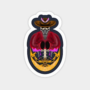 Cowboy Skull Magnet