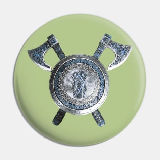 viking shield Pin