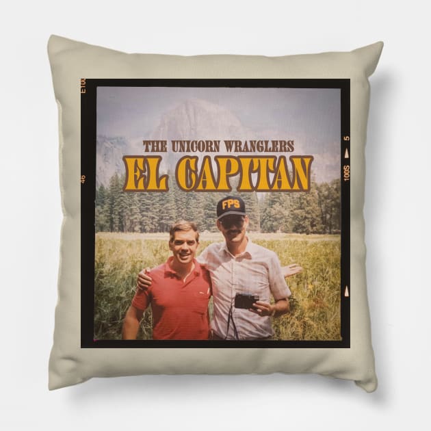 EL CAPITAN Album Art Tee Pillow by The Unicorn Wranglers