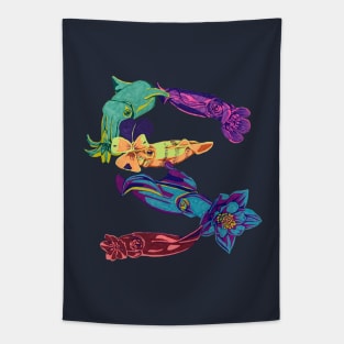 Squid Garden Tapestry