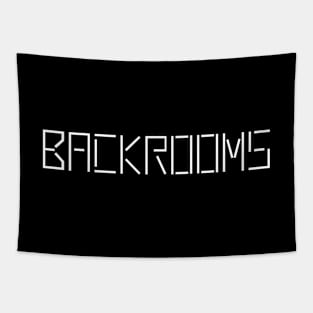 Backrooms (Liminal Space) (white) Tapestry