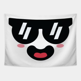 Smile face cartoon Tapestry