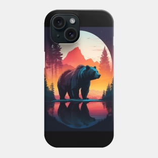 Bear Sunset Phone Case