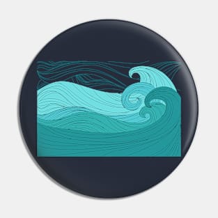 wine wave and green Pin