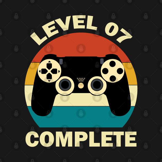 Level 7 complete funny gift/ 7th birthday gift/ anniversary 7/ since 2016 by UranusArts