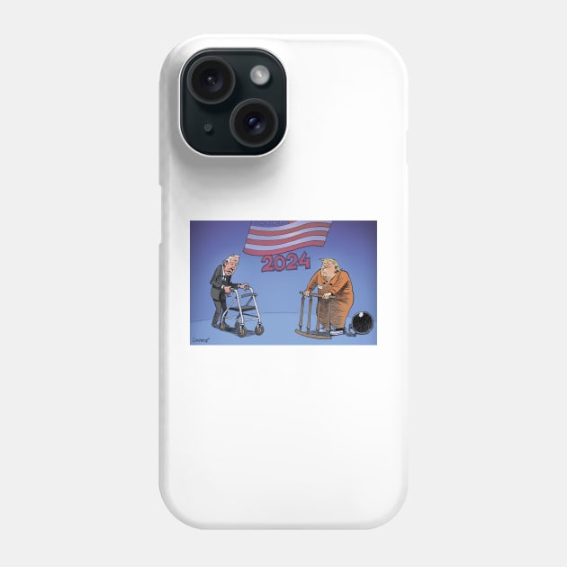 donald trump Mugshot 2024 never surrender Phone Case by Zoubir