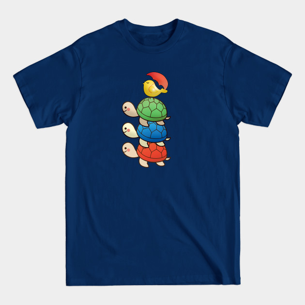 Discover Turtles and Bird - Animal - T-Shirt