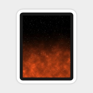 Orange Galaxy Magnet