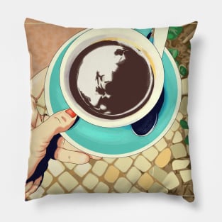 pause café Pillow