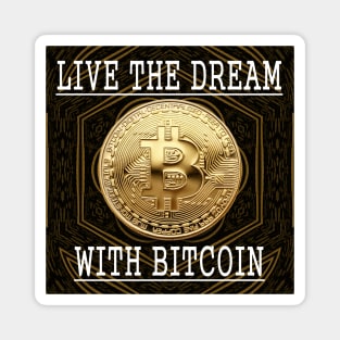 Bitcoin Gold Cryptocurrency Digital Assets Magnet