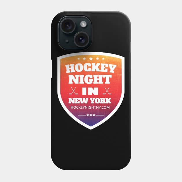 Hockey Night In NY (black) Phone Case by Hockey Night In New York