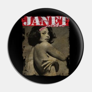 TEXTURE ART- JANET JACKSON IS QUEEN Pin