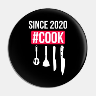 Cook since 2020 Covid 19 Cooking hobby special design Pin