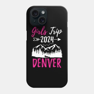 Denver Girls Trip 2024 Vacation Bachelorette Phone Case
