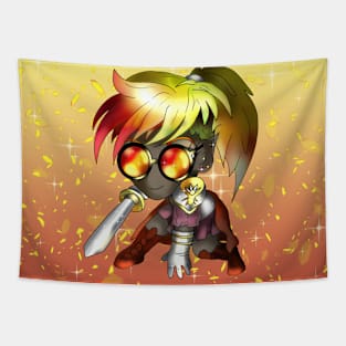 chibi paladin elf Tapestry