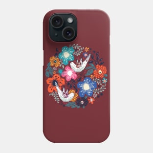 Floral Circle Phone Case