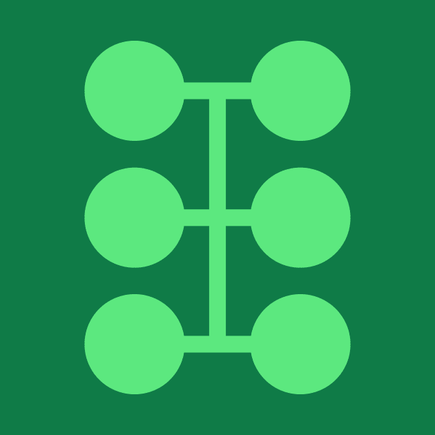 Multiple Man (Green Dots) by dumb stuff, fun stuff