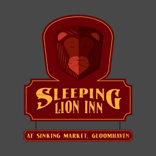 Sleeping Lion Inn Sign T-Shirt