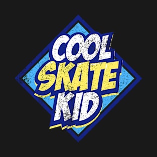 Skater Skating Kid T-Shirt