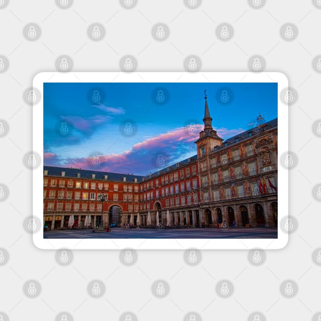 Spain. Madrid. Plaza Mayor. Magnet by vadim19