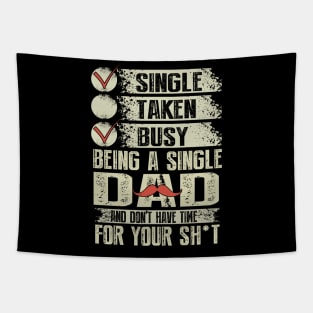Father's day Single Dad Tapestry