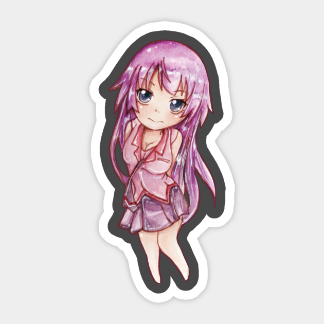 Senjougahara Hitagi Bakemonogatari Sticker Teepublic