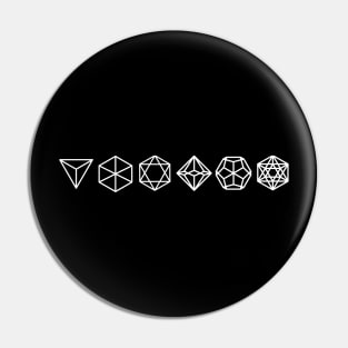 Sacred Geometry Minimalist RPG Dice Pin