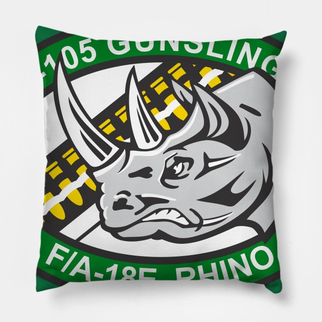 VFA-105 Gunslingers - Rhino Pillow by MBK