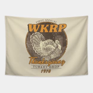 WKRP Turkey Drop Tapestry