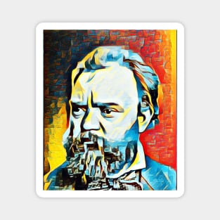 Antonín Dvořák Abstract Portrait | Antonín Dvořák Artwork 2 Magnet