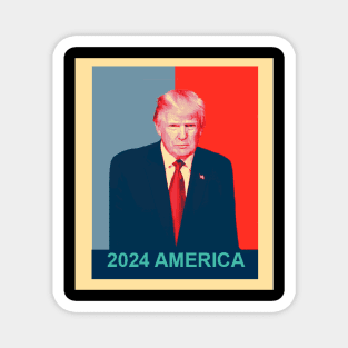 Donald Trump Hope poster 2024 Gifts Republican Conservative Magnet