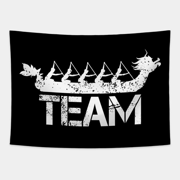 Dragon Boat Racing Team Tapestry by Shirtbubble