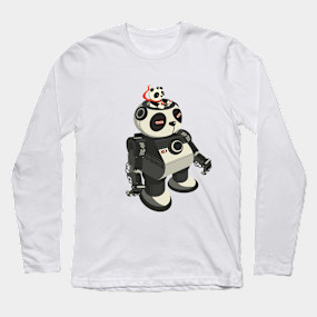 Mecha-Panda - Robot - T-Shirt | TeePublic