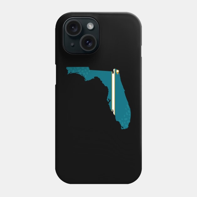 Jacksonville Football Phone Case by doctorheadly